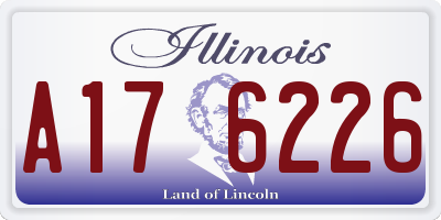 IL license plate A176226