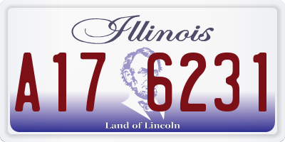 IL license plate A176231