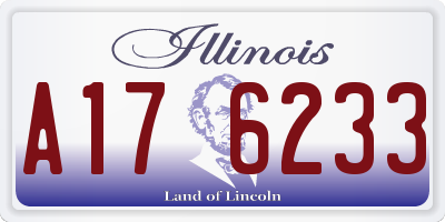 IL license plate A176233