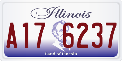IL license plate A176237