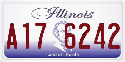 IL license plate A176242