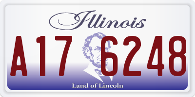IL license plate A176248