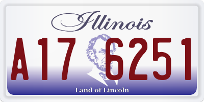 IL license plate A176251