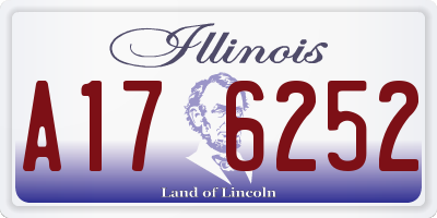 IL license plate A176252