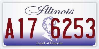 IL license plate A176253