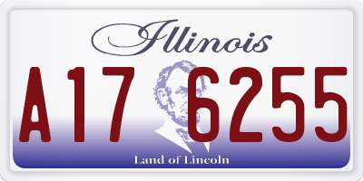 IL license plate A176255