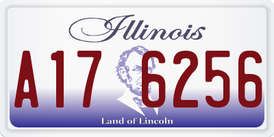 IL license plate A176256