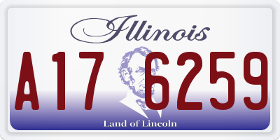 IL license plate A176259