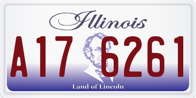 IL license plate A176261