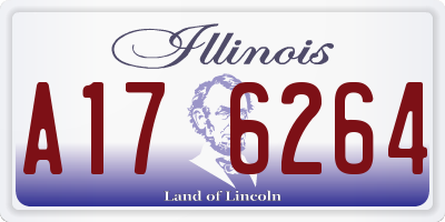 IL license plate A176264