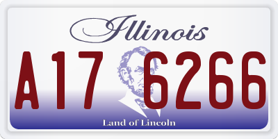 IL license plate A176266