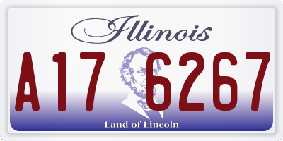 IL license plate A176267