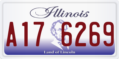 IL license plate A176269