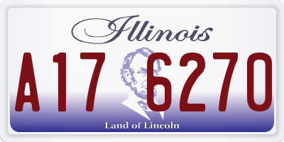 IL license plate A176270