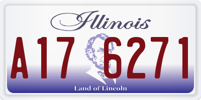 IL license plate A176271