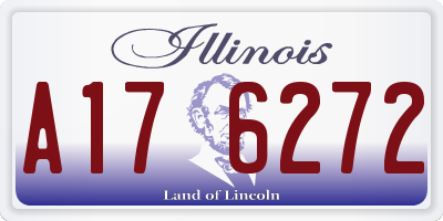 IL license plate A176272