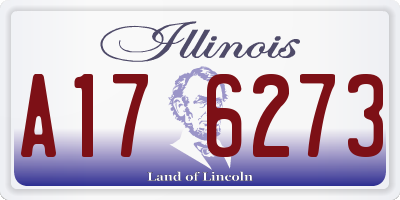 IL license plate A176273