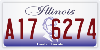 IL license plate A176274