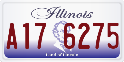 IL license plate A176275