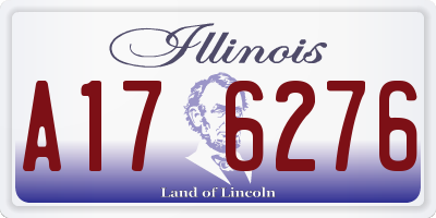 IL license plate A176276