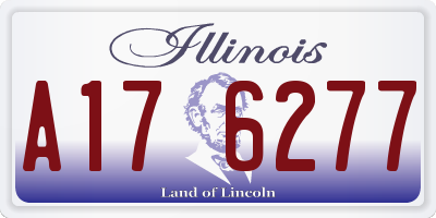 IL license plate A176277