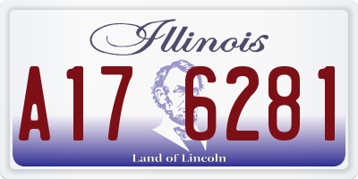 IL license plate A176281