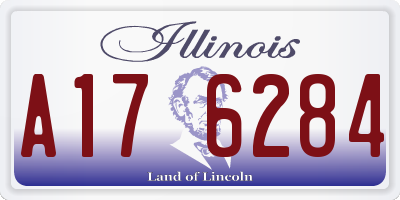 IL license plate A176284