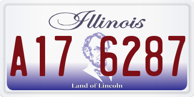IL license plate A176287