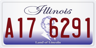 IL license plate A176291