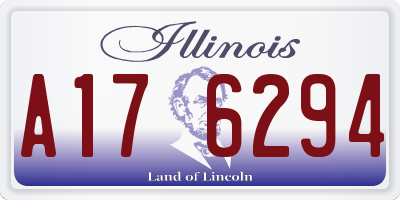 IL license plate A176294