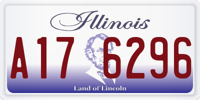 IL license plate A176296