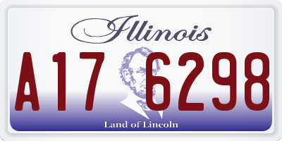 IL license plate A176298