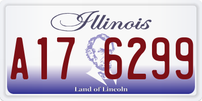 IL license plate A176299