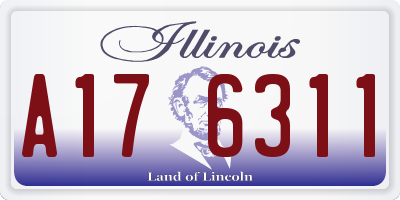 IL license plate A176311