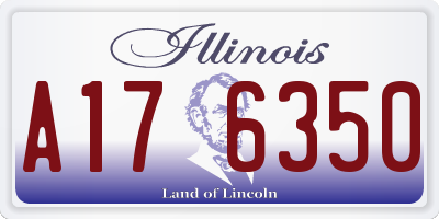 IL license plate A176350