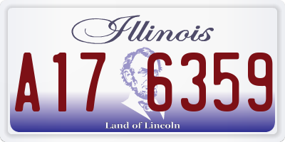 IL license plate A176359