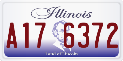 IL license plate A176372