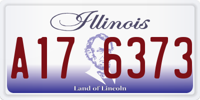 IL license plate A176373