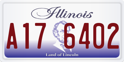 IL license plate A176402