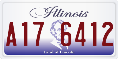 IL license plate A176412