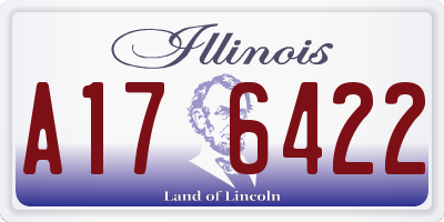 IL license plate A176422