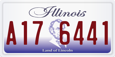 IL license plate A176441