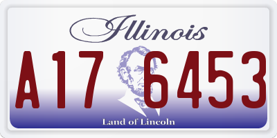 IL license plate A176453