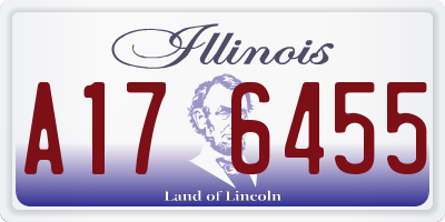 IL license plate A176455