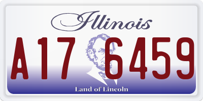 IL license plate A176459
