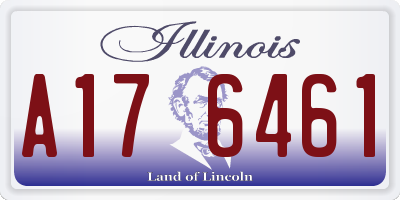 IL license plate A176461
