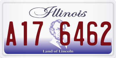 IL license plate A176462