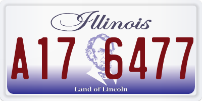 IL license plate A176477