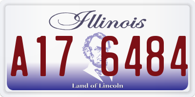 IL license plate A176484