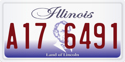 IL license plate A176491
